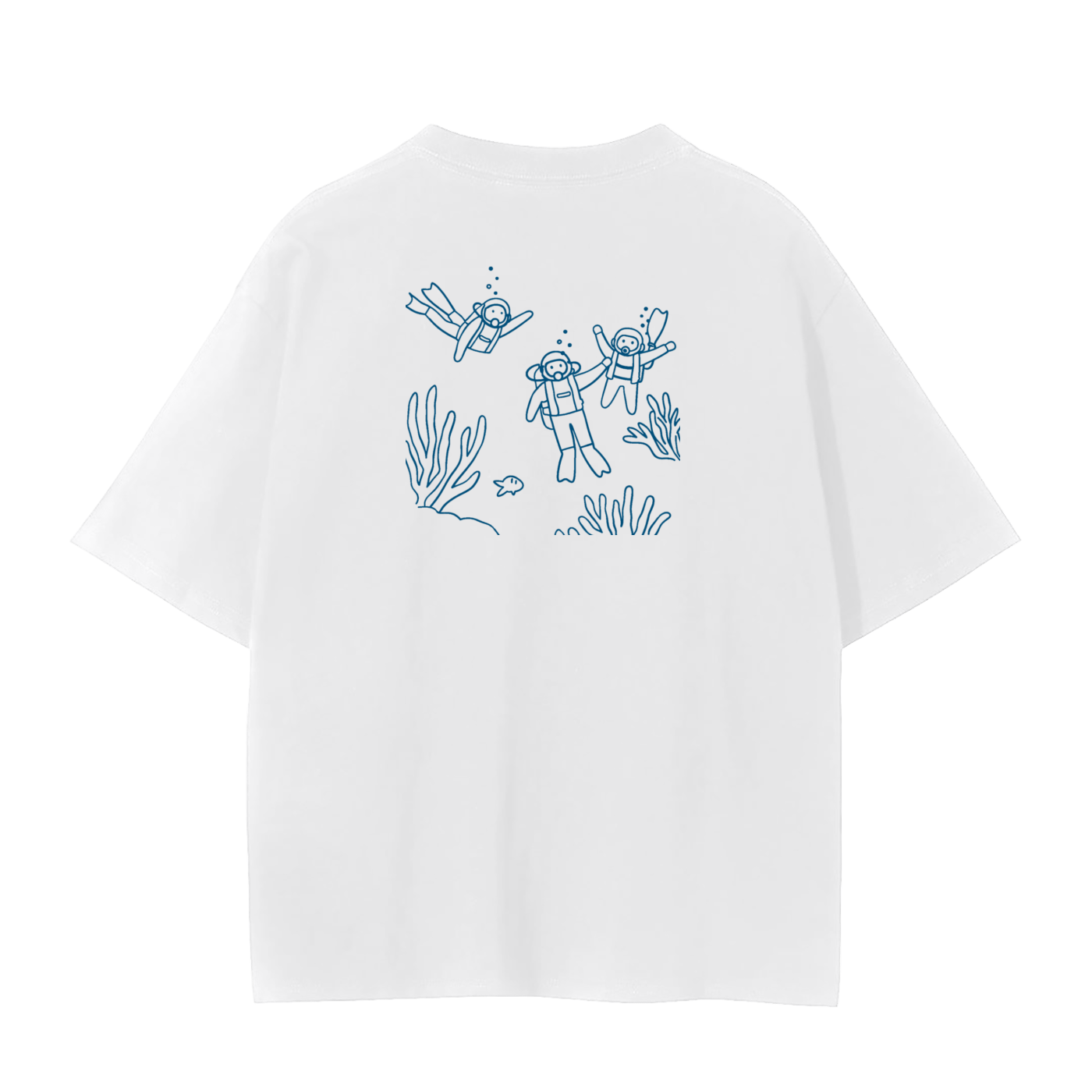 Adventure Folk - Pixel Divers (White)