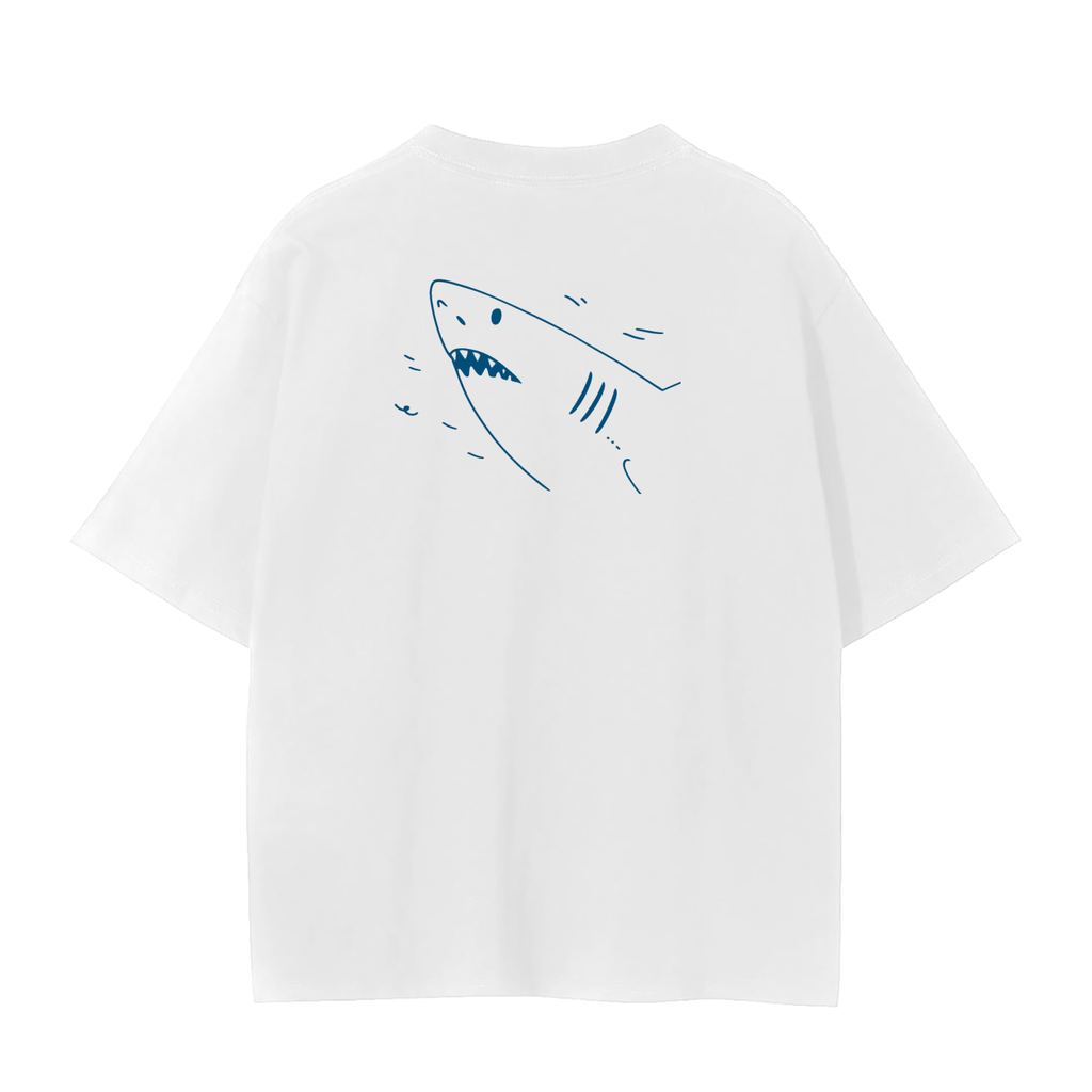 Adventure Folk - Chompy Shark (White)