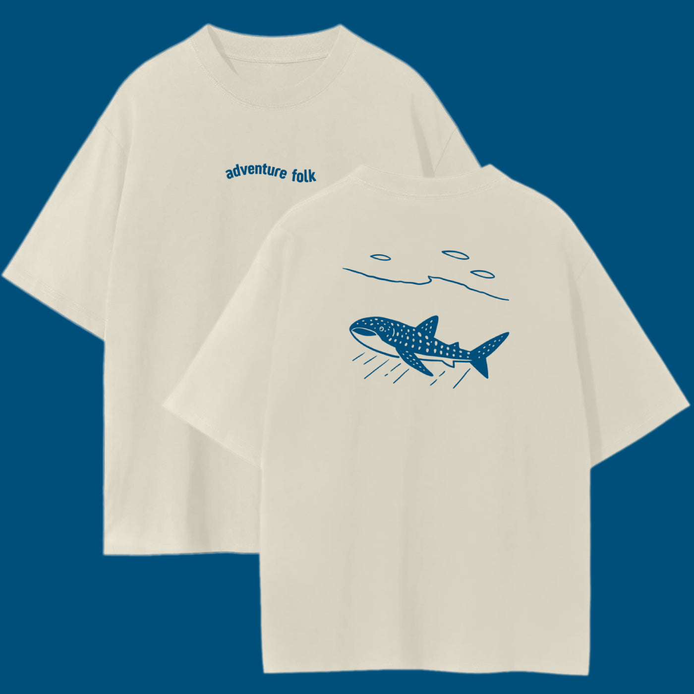 Adventure Folk - Nori Whale Shark (Beige)