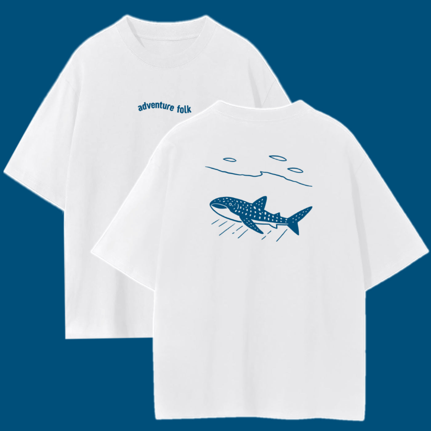 Adventure Folk - Nori Whale Shark (White)