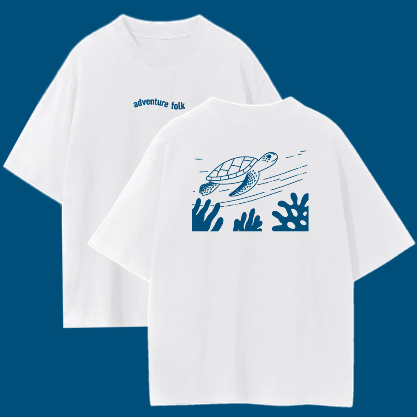 Adventure Folk - Turtle Ollie (White)