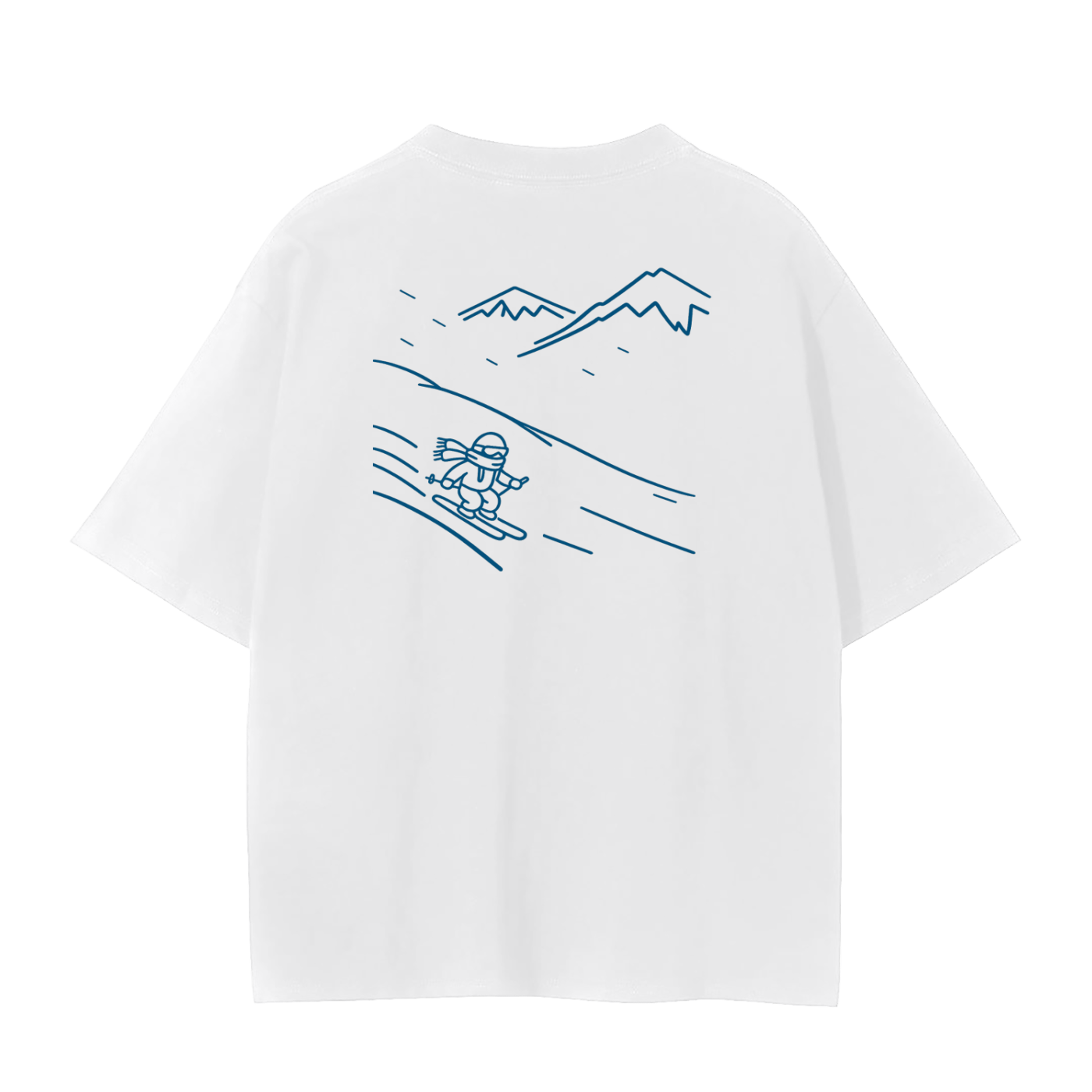 Adventure Folk - Stoke Skiing (White)