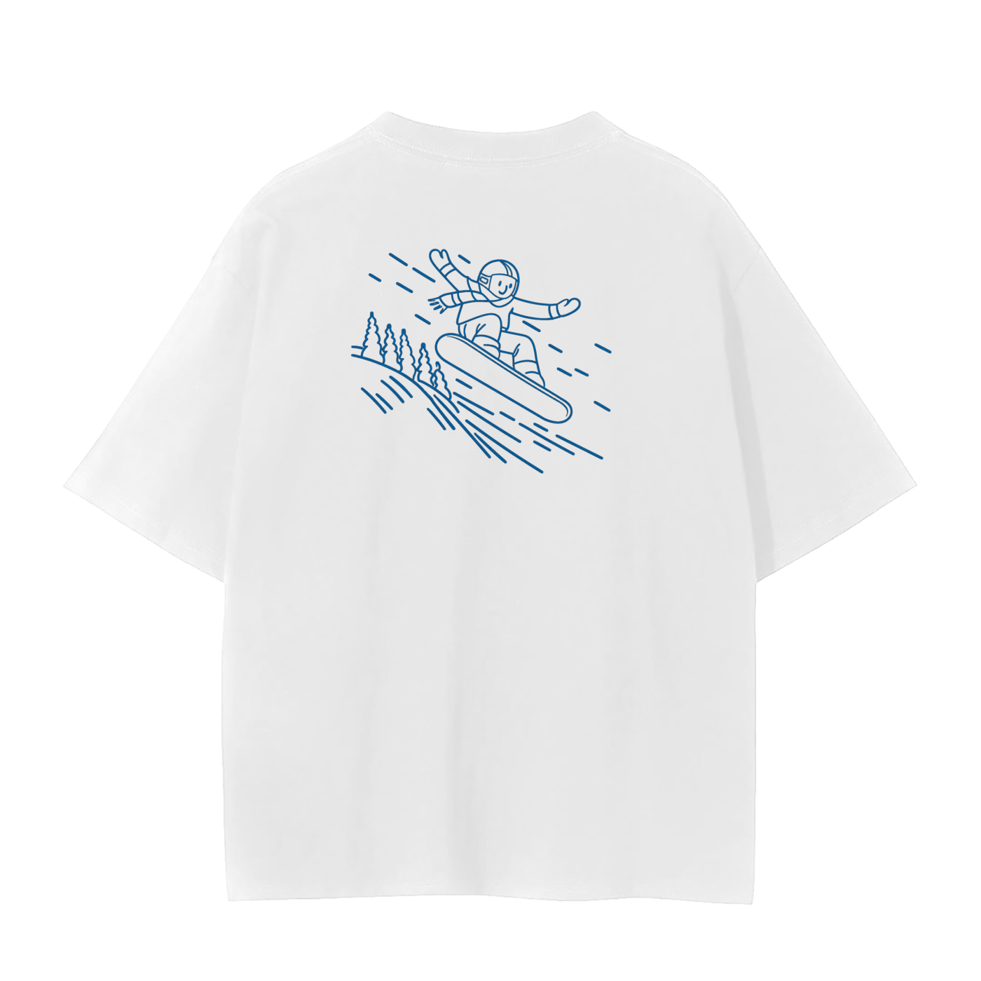 Adventure Folk - Snowboard Blitz (White)