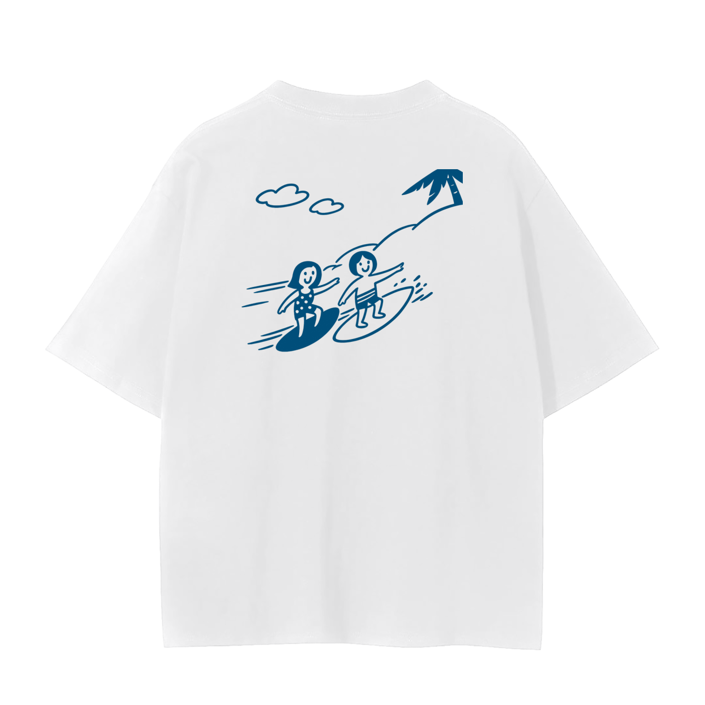 Adventure Folk - Wavy Surf (White)
