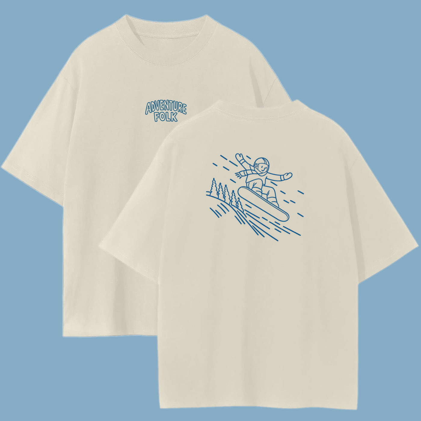 Adventure Folk - Snowboard Blitz (Apricot)